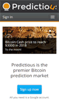 Mobile Screenshot of predictious.com