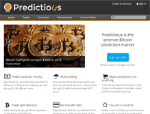 Tablet Screenshot of predictious.com